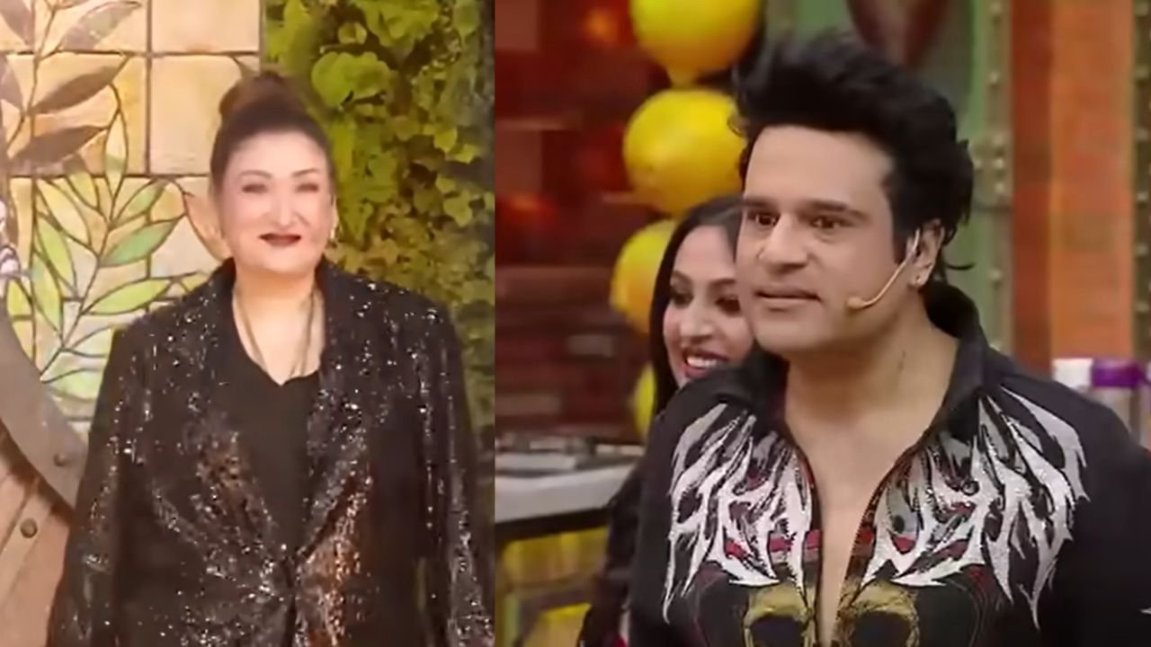 Krishna Abhishek falls at Aunt Sunita's feet and apologizes, Kashmira gets emotional