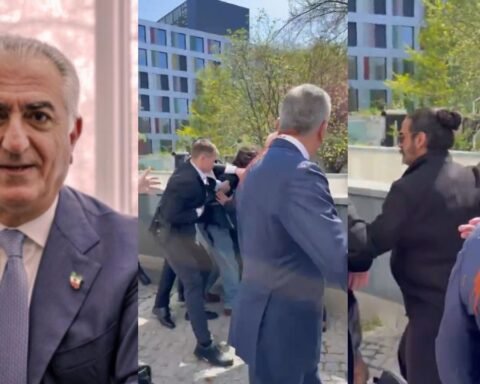 Raza Pahlavi was attacked in Germany, red liquid was thrown on him