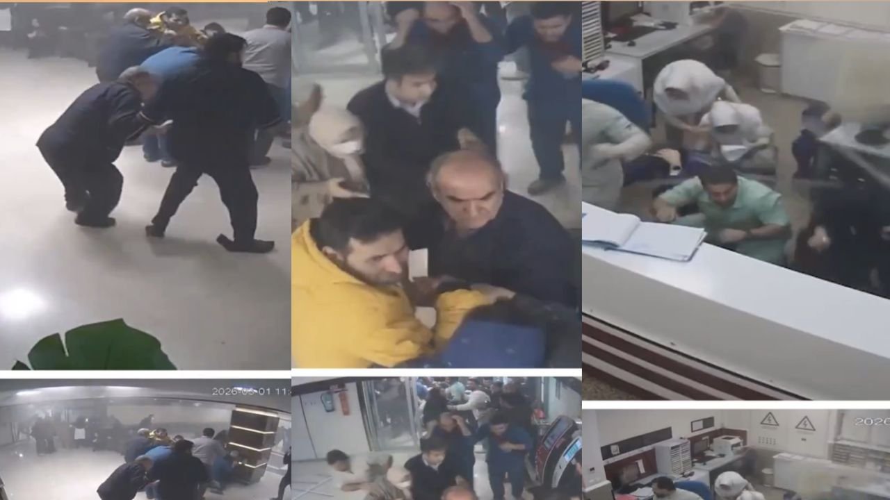 The stampede in Iran’s hospitals during the air strike, CCTV footage has come to light