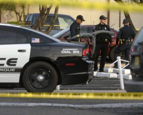 The madman murdered his wife and 7 children, went to the roof and killed the child.
