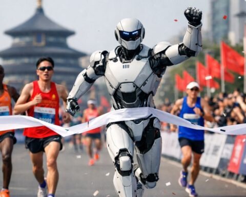 Chinese robot turned out to be faster than humans, set a new world record in half marathon