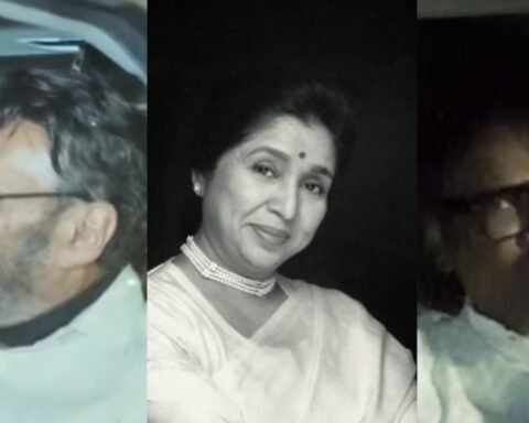 Stars arrived at Asha Bhonsle's last darshan, singer Ajay Gogawal got emotional